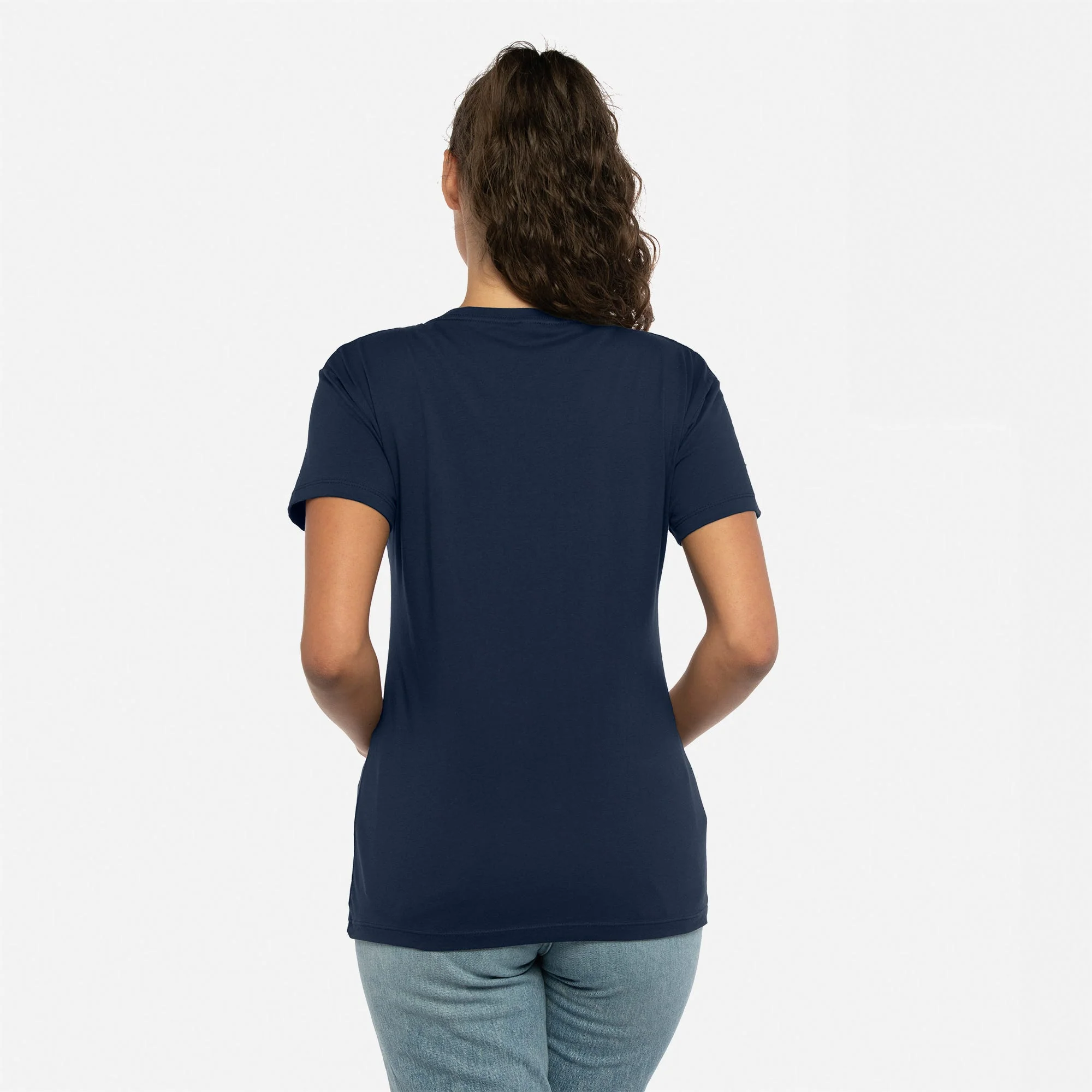 Women's Cotton V-Neck T-Shirt - Image 2