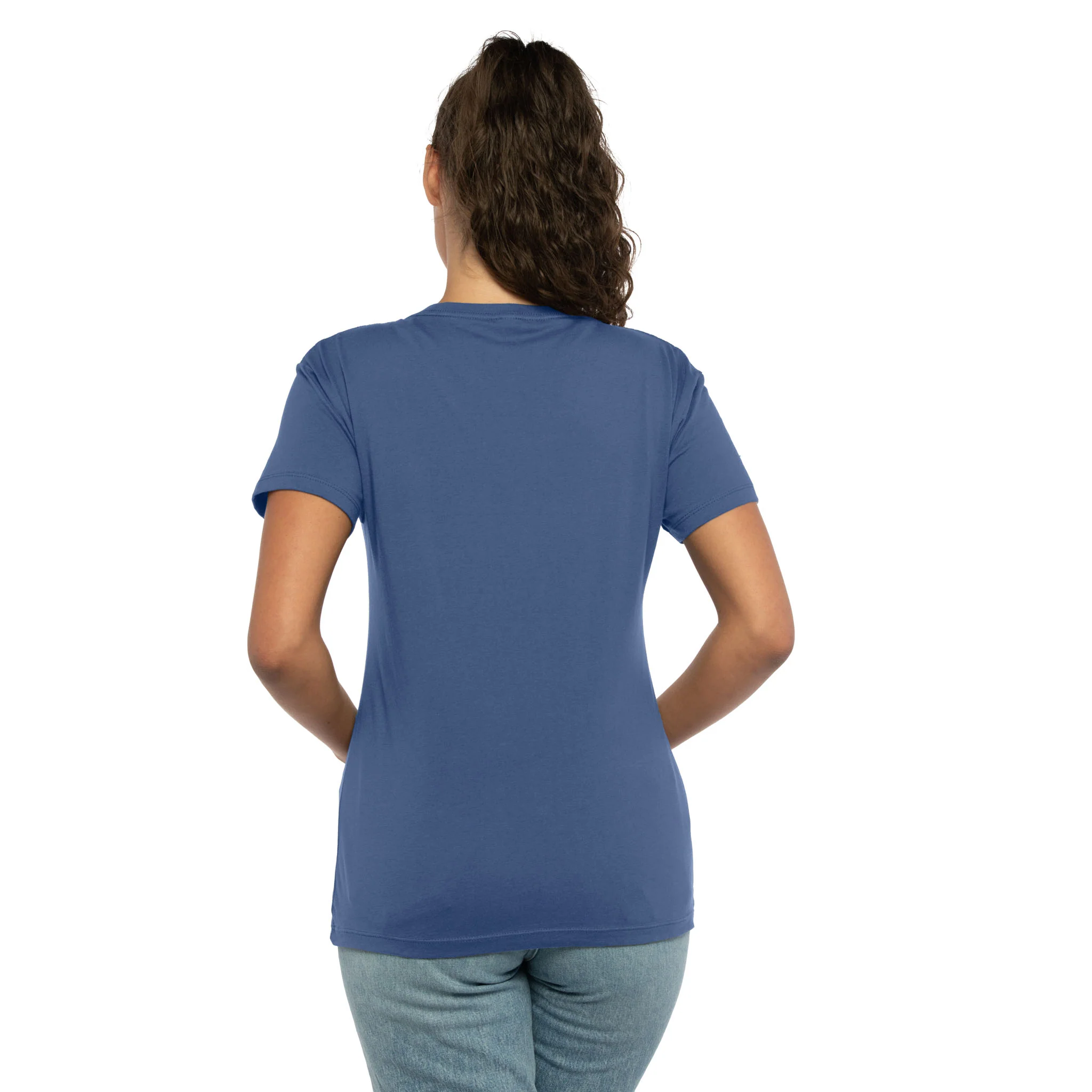 Women's Cotton V-Neck T-Shirt - Image 2