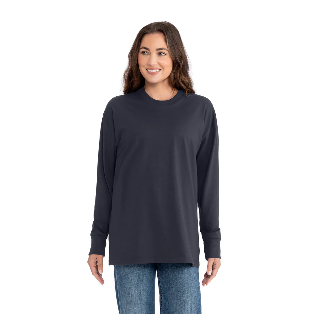 Heavyweight Cotton Long Sleeve T-Shirt - Image 4
