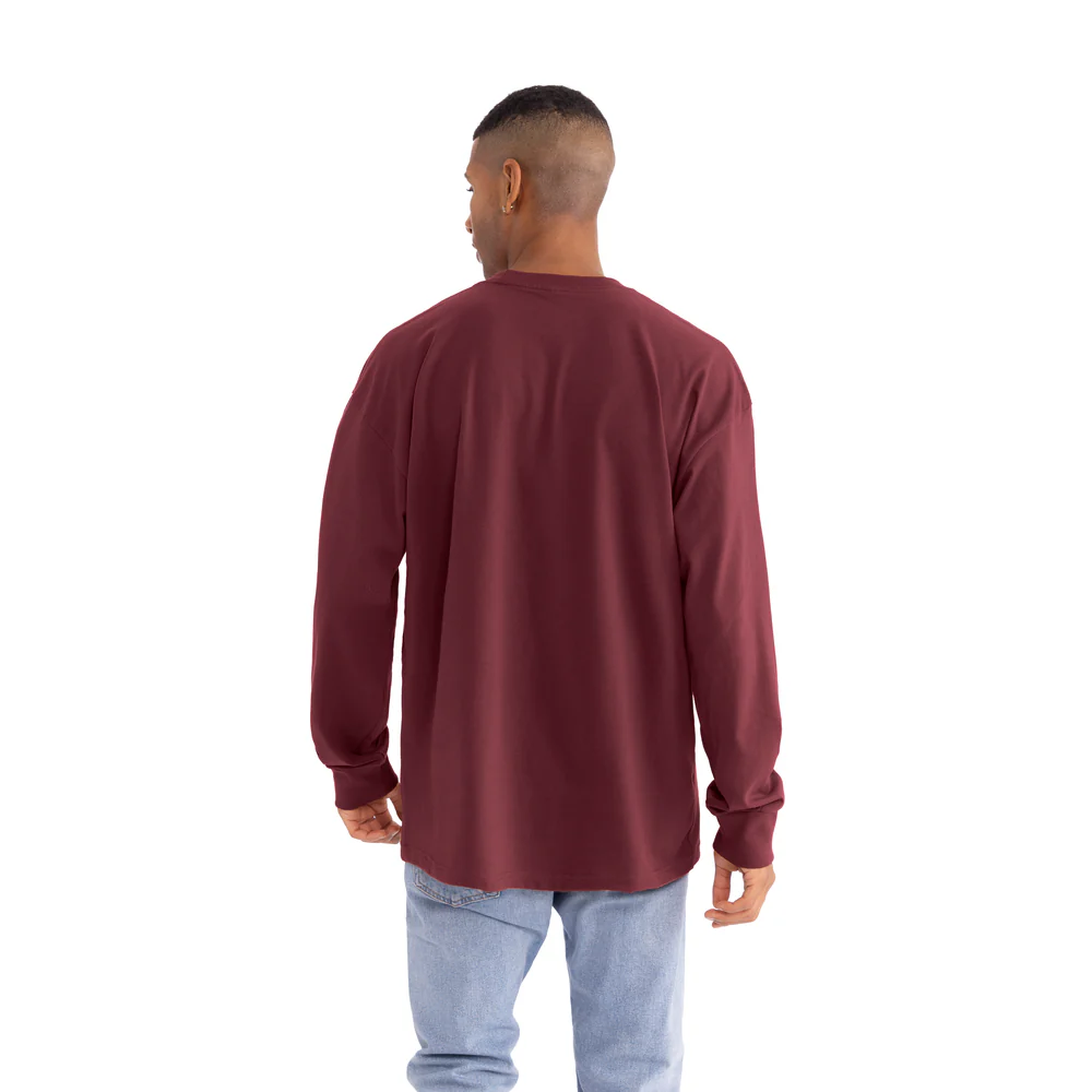 Heavyweight Cotton Long Sleeve T-Shirt - Image 2