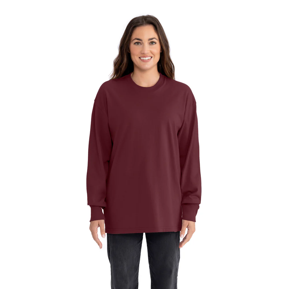 Heavyweight Cotton Long Sleeve T-Shirt - Image 4