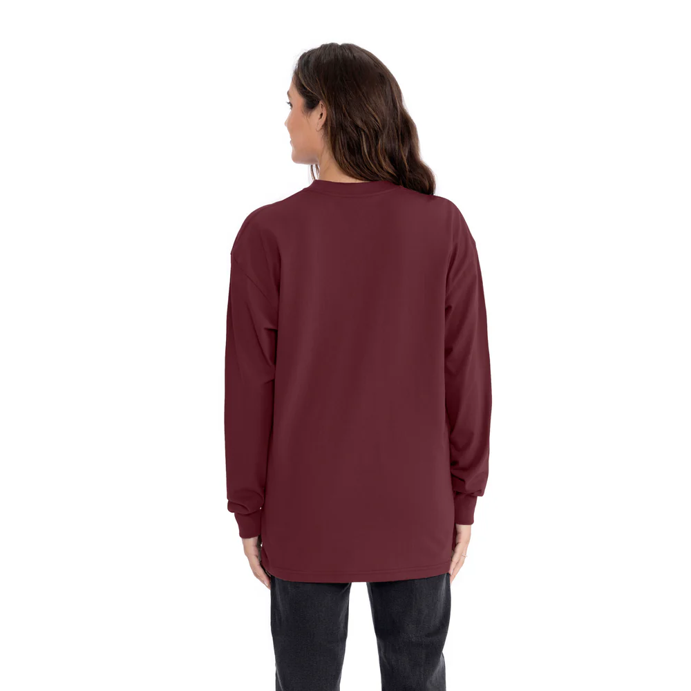 Heavyweight Cotton Long Sleeve T-Shirt - Image 5