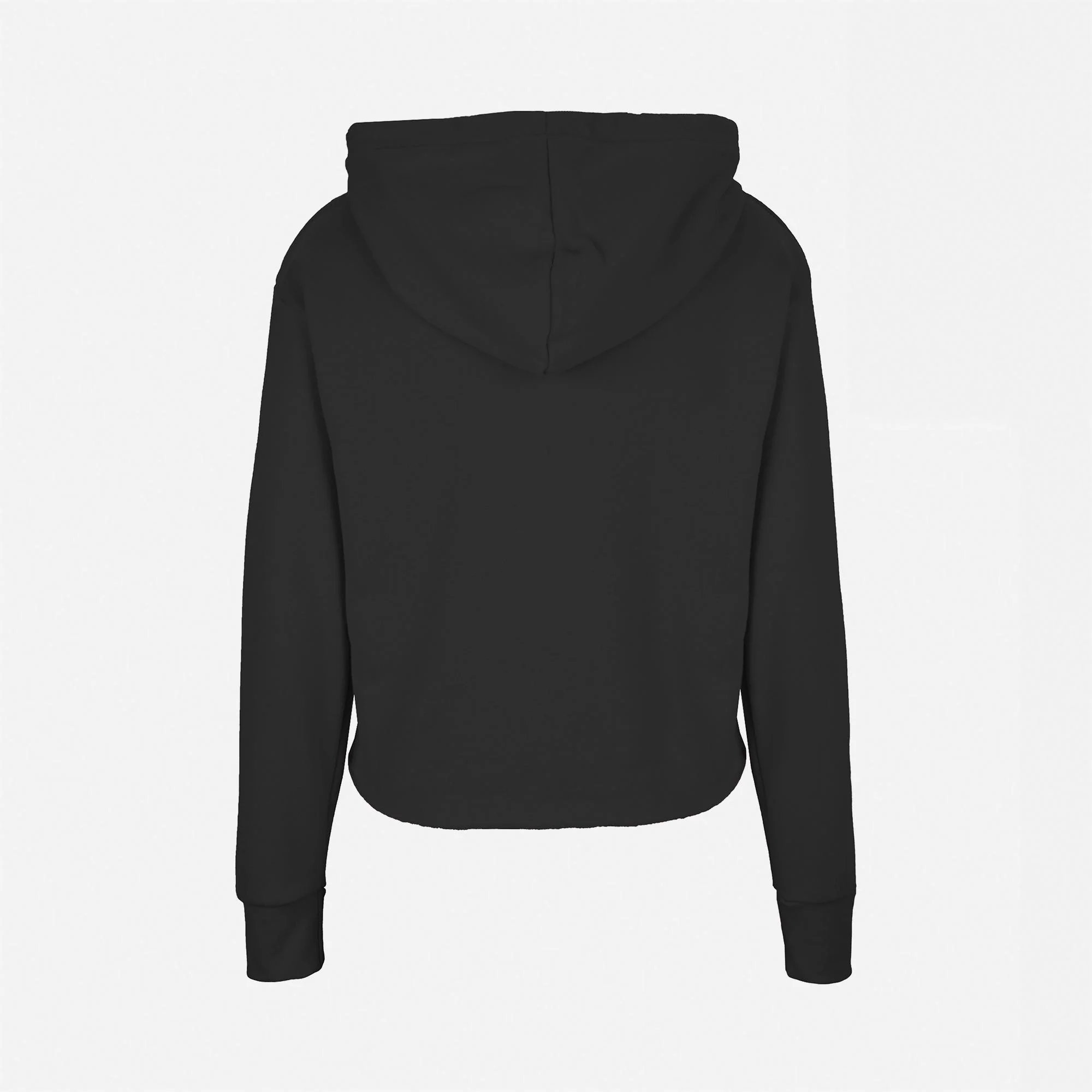 Women's Laguna Sueded Raw Edge Crop Hoodie - Image 4