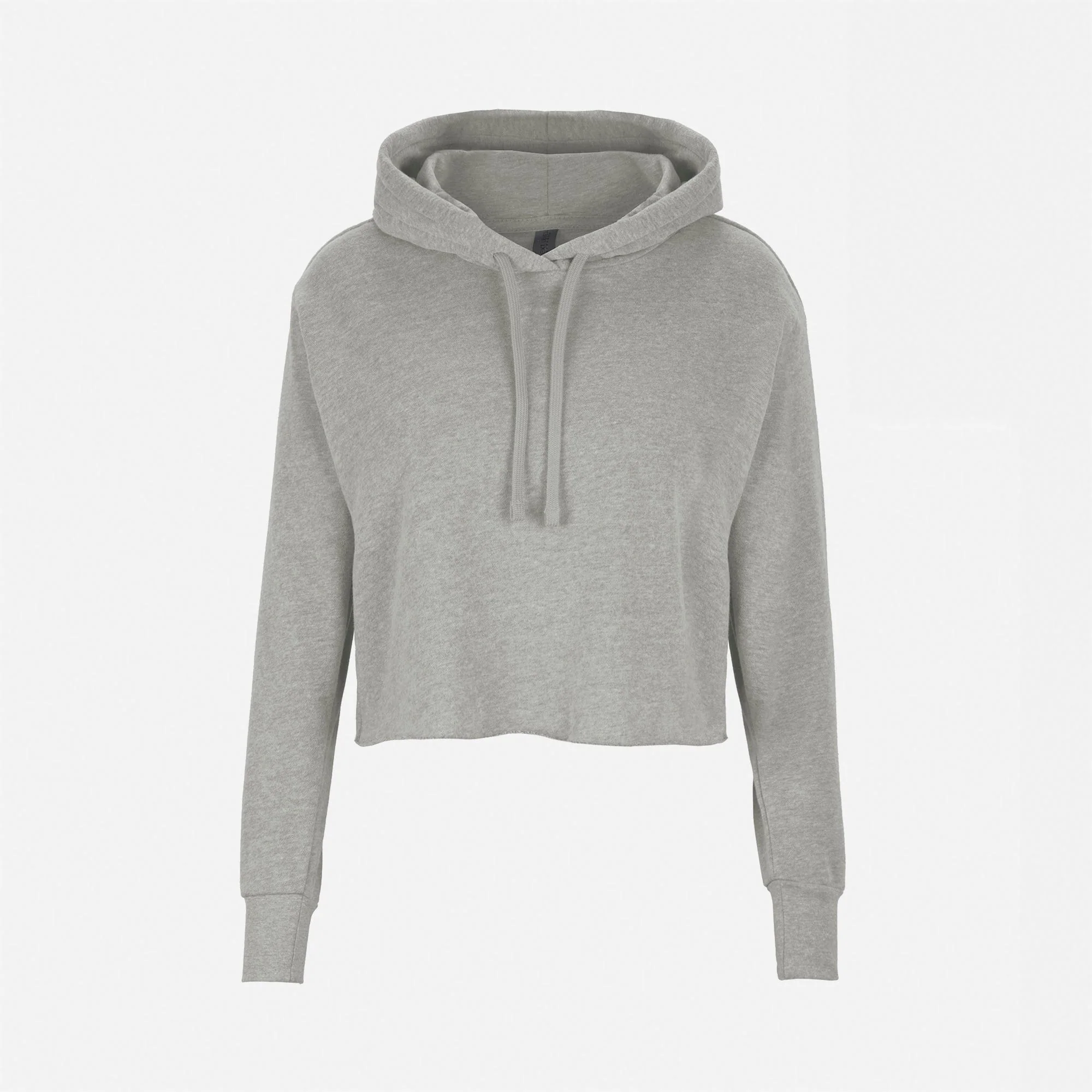 Women's Laguna Sueded Raw Edge Crop Hoodie - Image 3