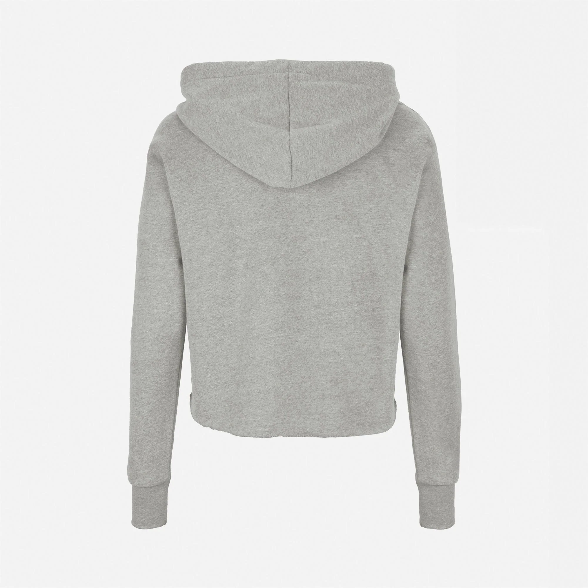 Women's Laguna Sueded Raw Edge Crop Hoodie - Image 4