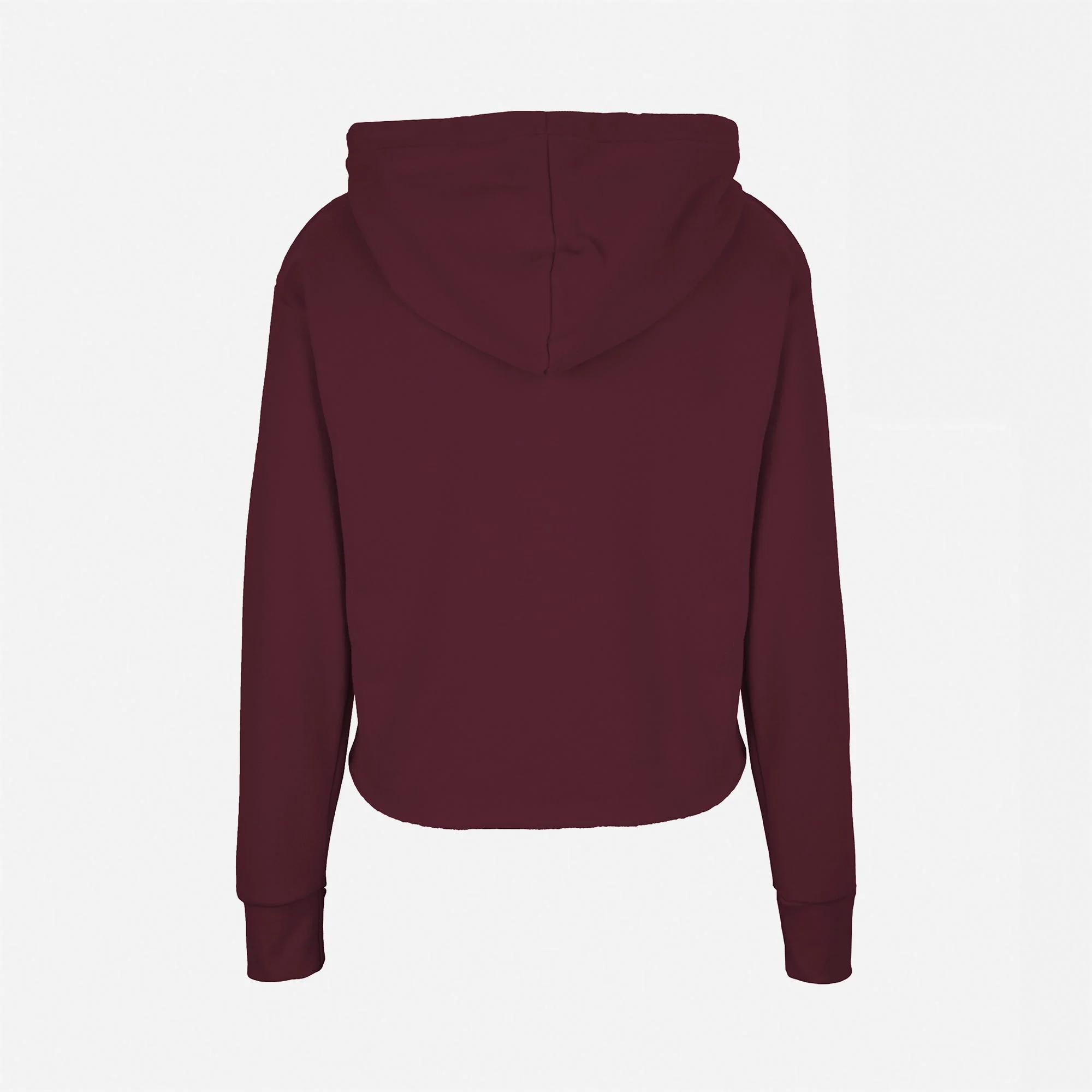 Women's Laguna Sueded Raw Edge Crop Hoodie - Image 4