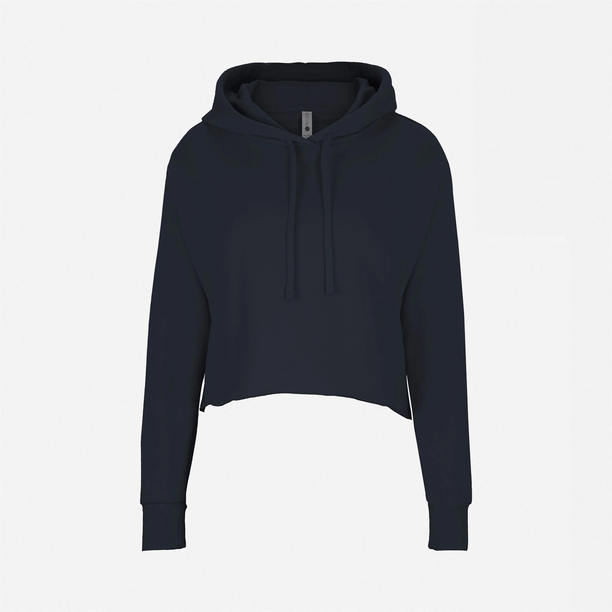 Women's Laguna Sueded Raw Edge Crop Hoodie - Image 3