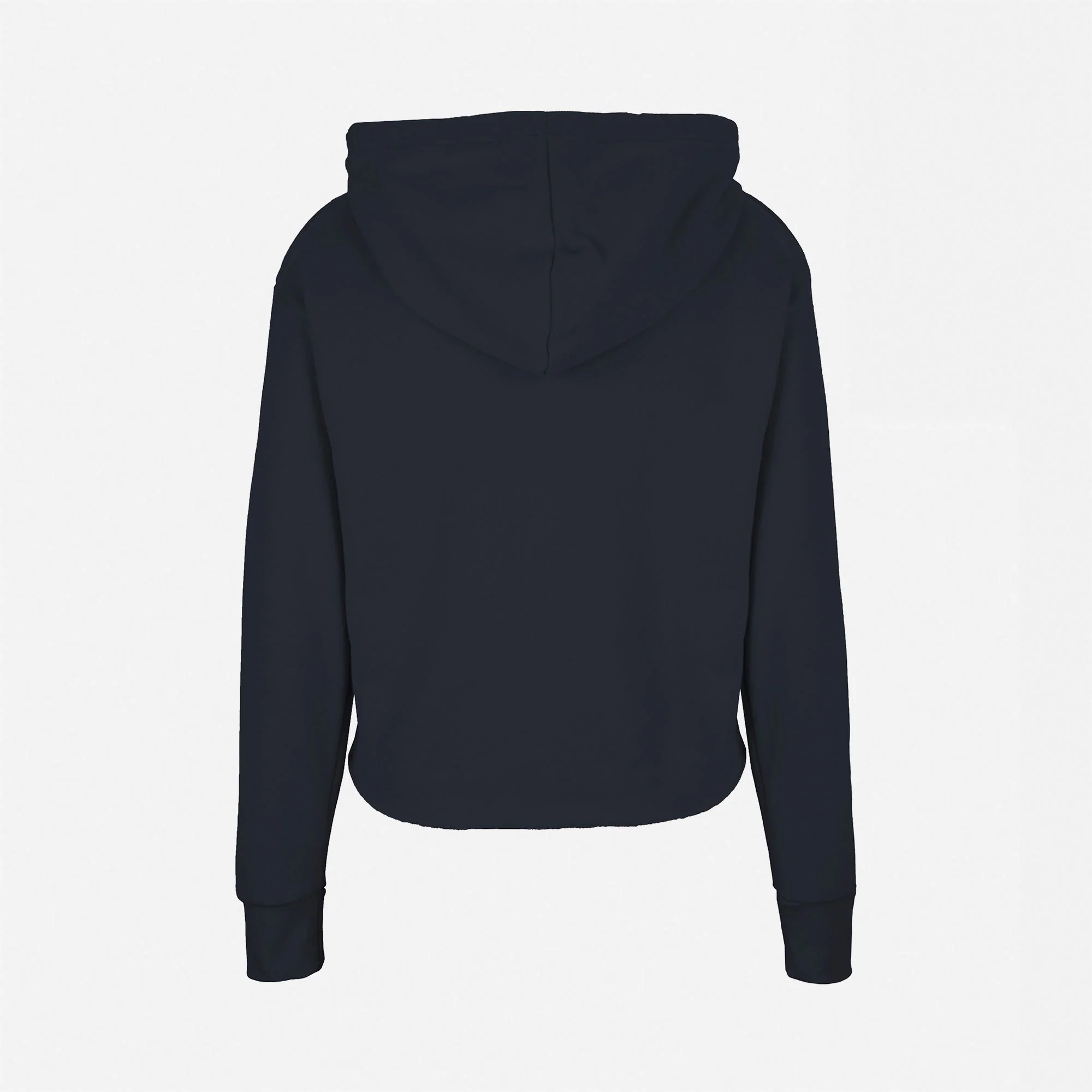 Women's Laguna Sueded Raw Edge Crop Hoodie - Image 4