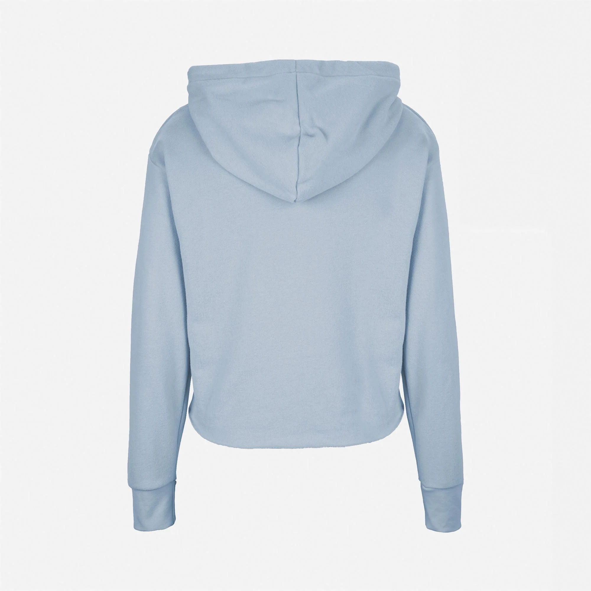 Women's Laguna Sueded Raw Edge Crop Hoodie - Image 4
