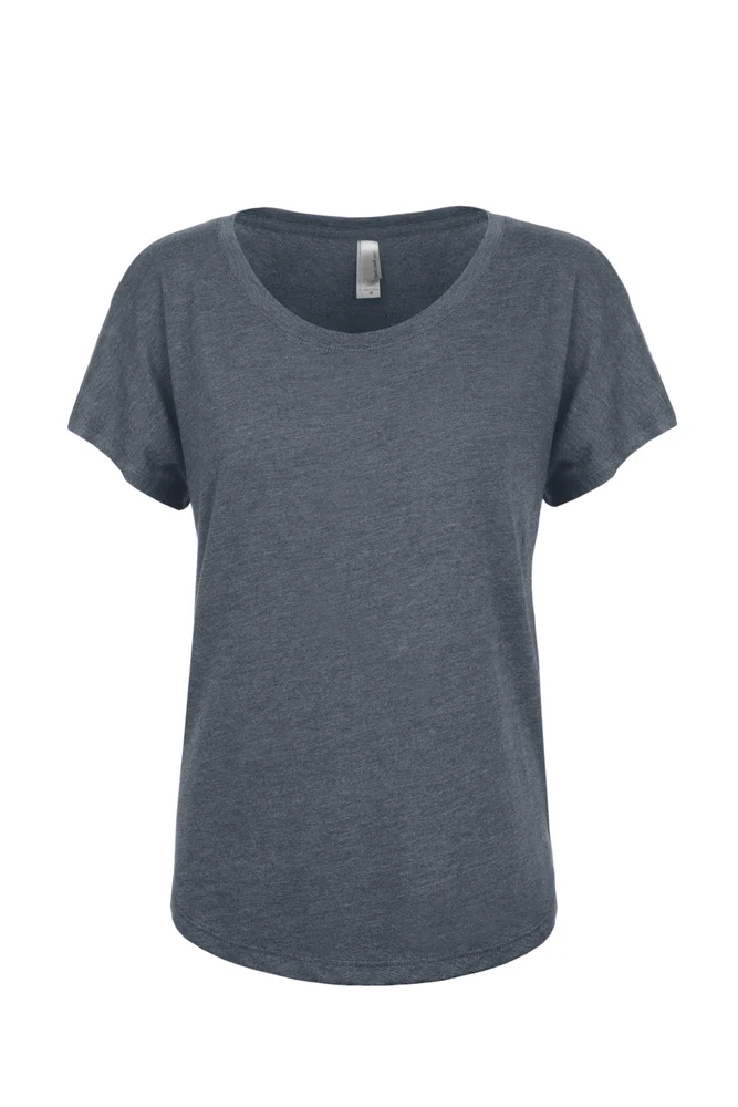Women's Tri-Blend Dolman T-Shirt - Image 4