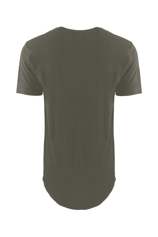 Cotton Long Body T-Shirt - Image 2