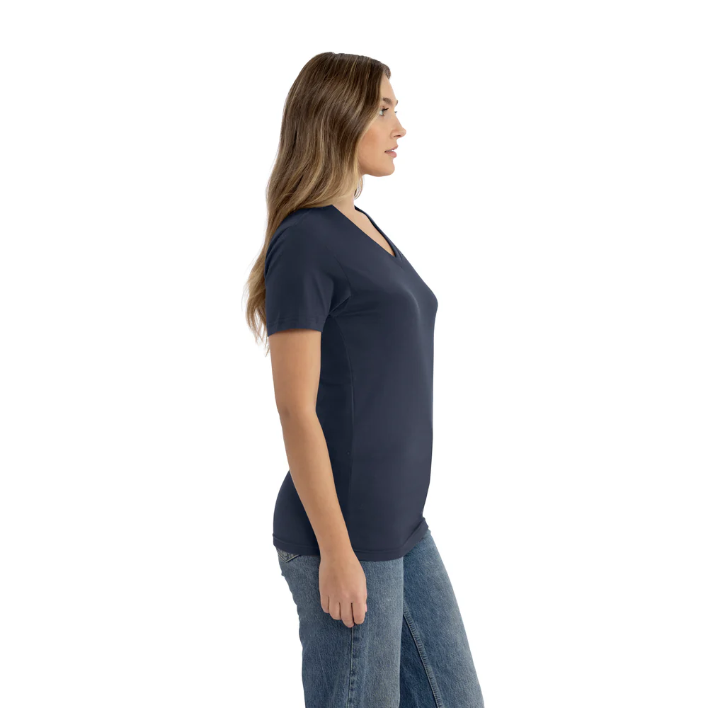 Cotton V-Neck T-Shirt - Image 6