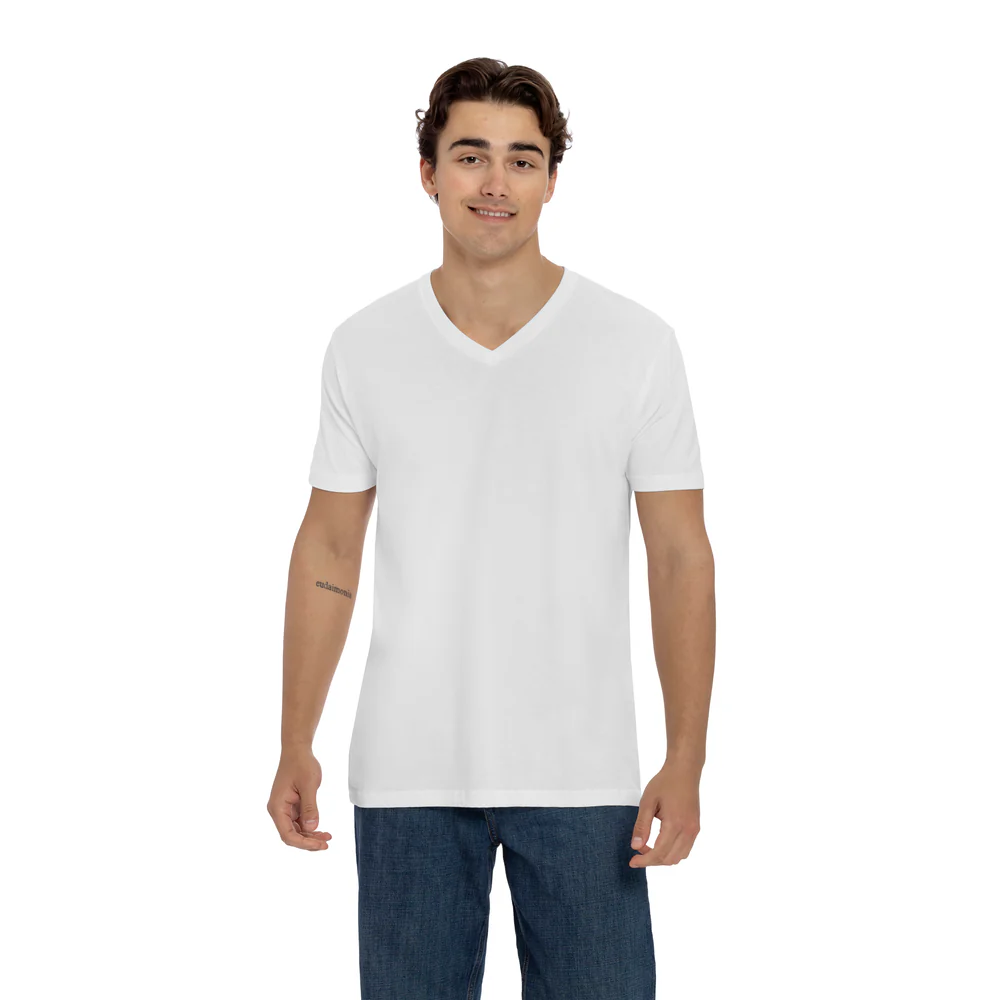 Cotton V-Neck T-Shirt - Image 2