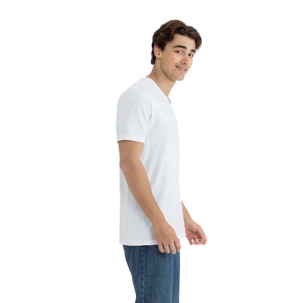 Cotton V-Neck T-Shirt - Image 5