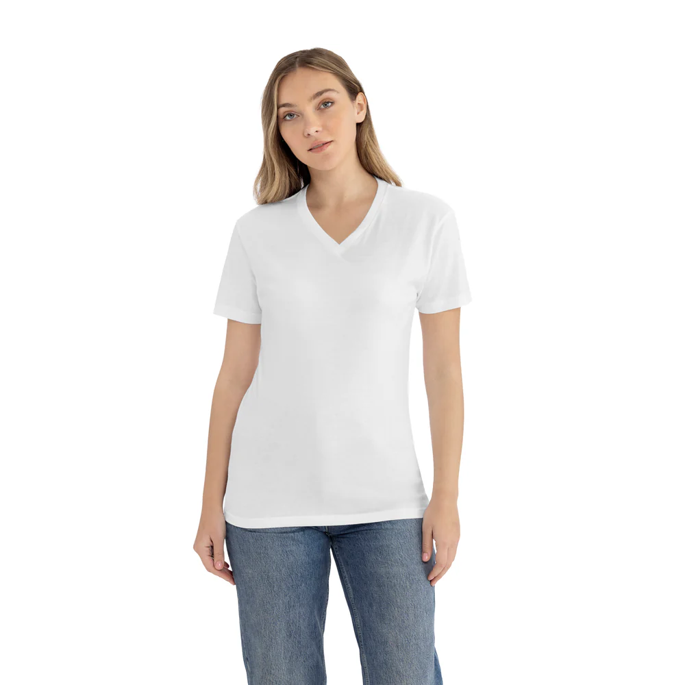 Cotton V-Neck T-Shirt - Image 6