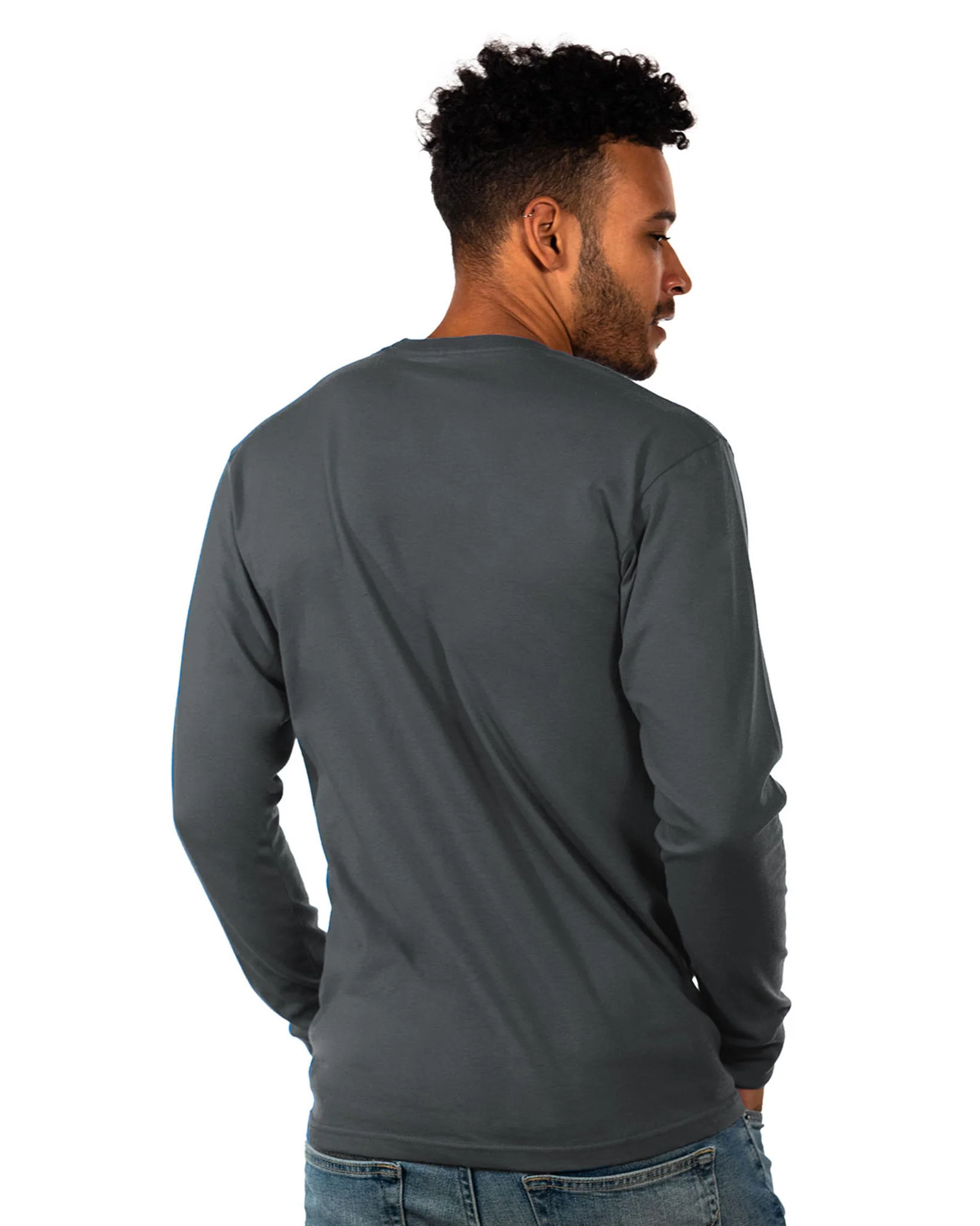 Heavyweight Cotton Long Sleeve T-Shirt - Image 3