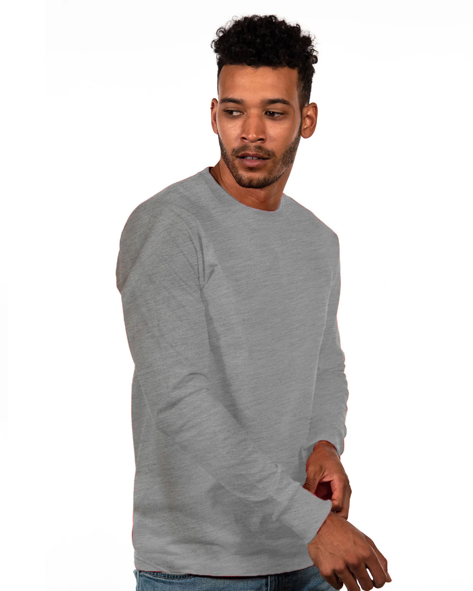 Heavyweight Cotton Long Sleeve T-Shirt - Image 2