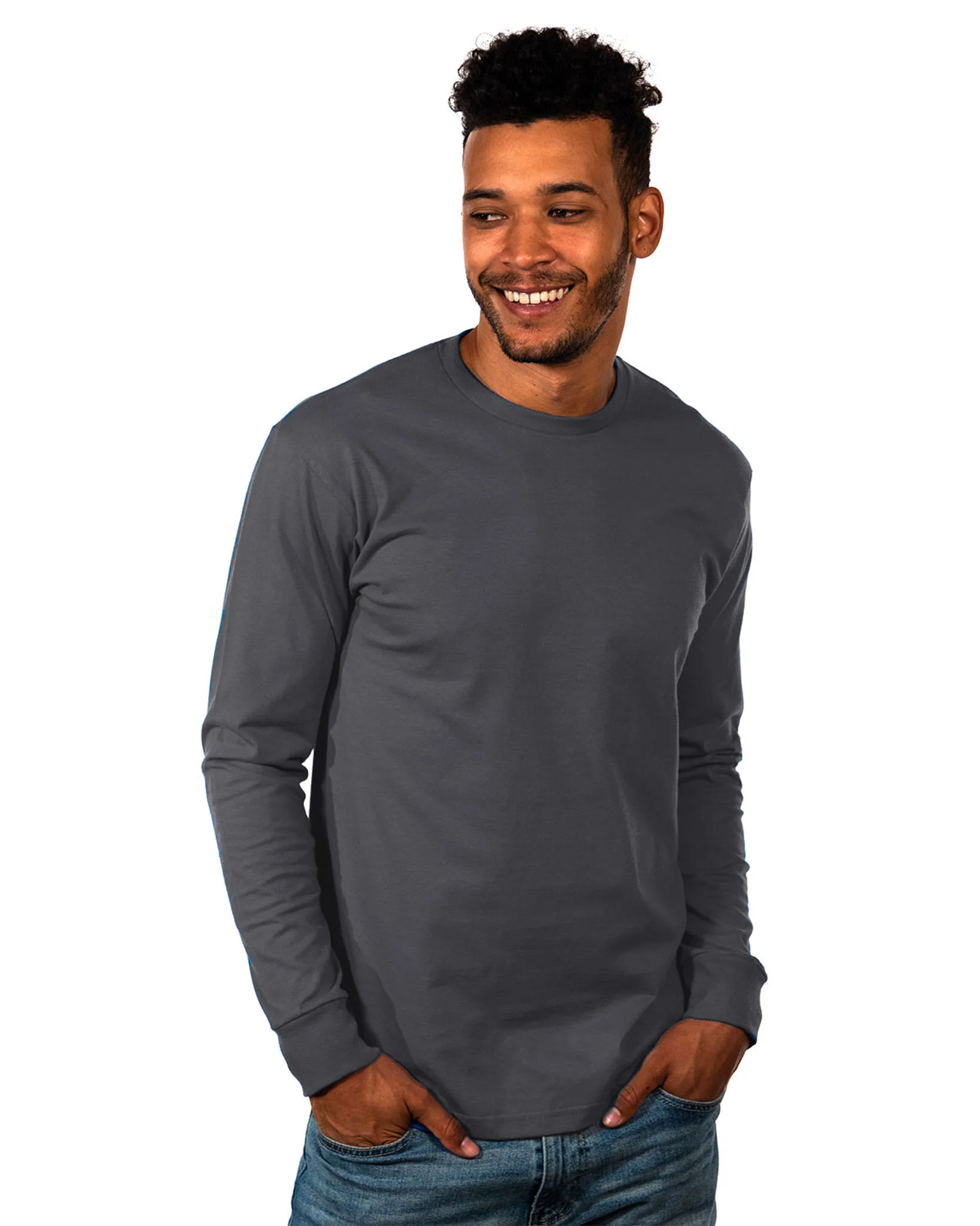 Heavyweight Cotton Long Sleeve T-Shirt - Image 2