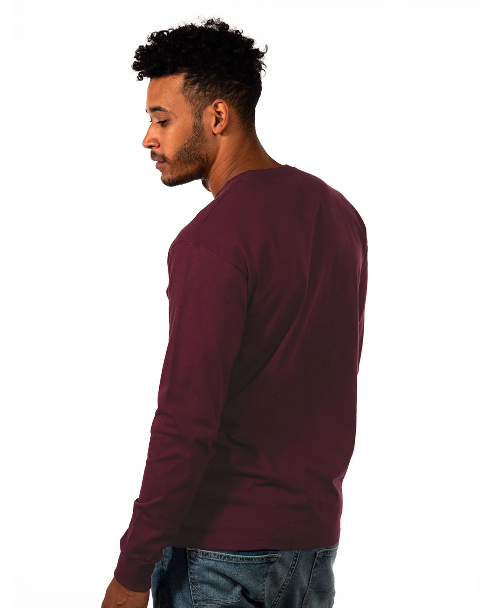 Heavyweight Cotton Long Sleeve T-Shirt - Image 3