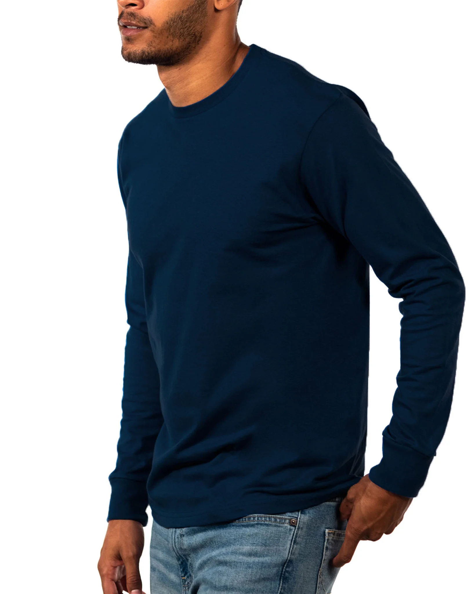Heavyweight Cotton Long Sleeve T-Shirt - Image 3