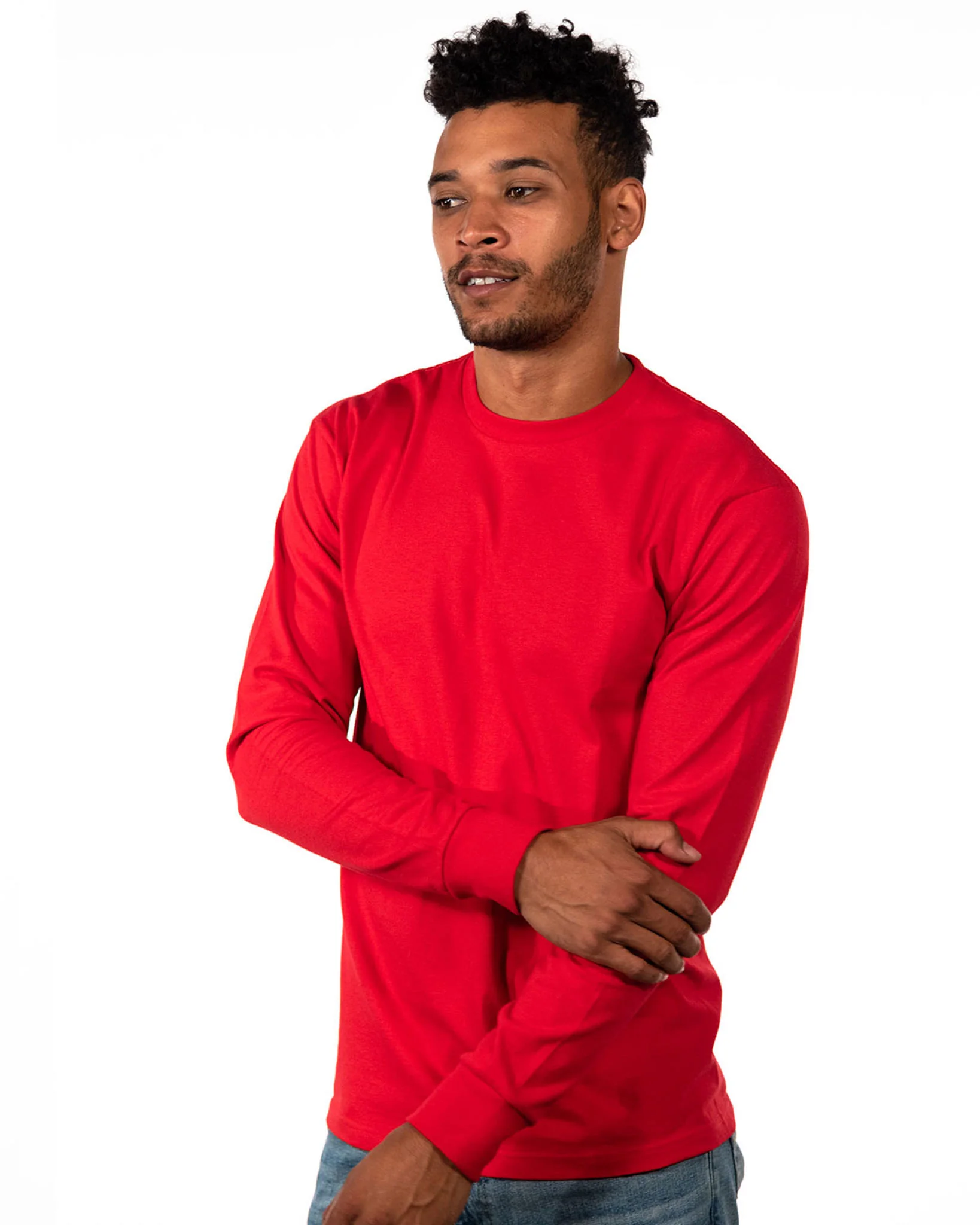 Heavyweight Cotton Long Sleeve T-Shirt - Image 2