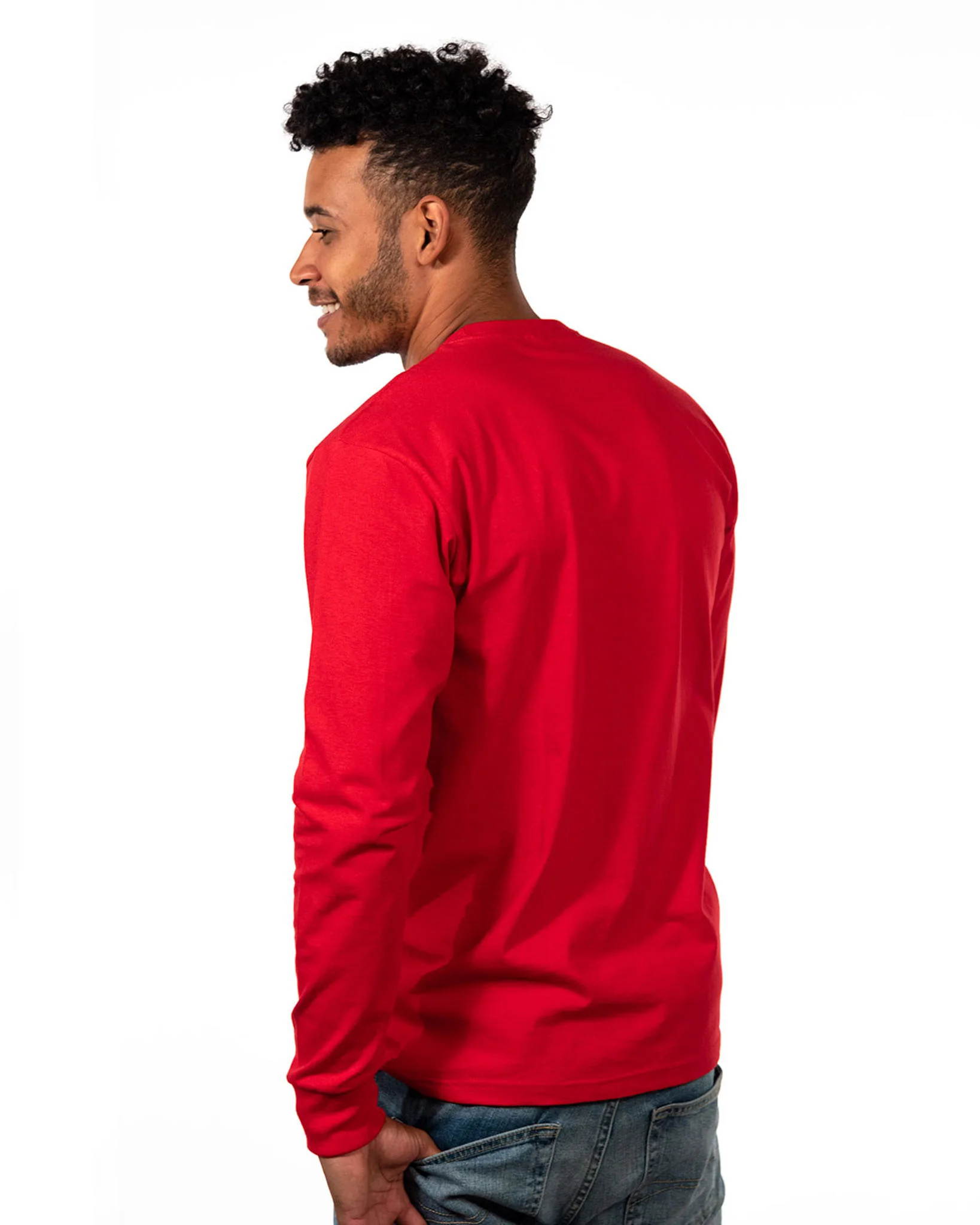 Heavyweight Cotton Long Sleeve T-Shirt - Image 3