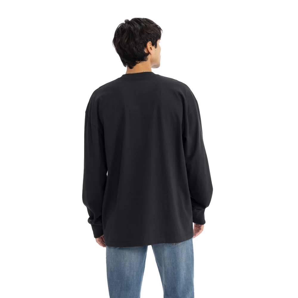 Heavyweight Cotton Long Sleeve T-Shirt - Image 2