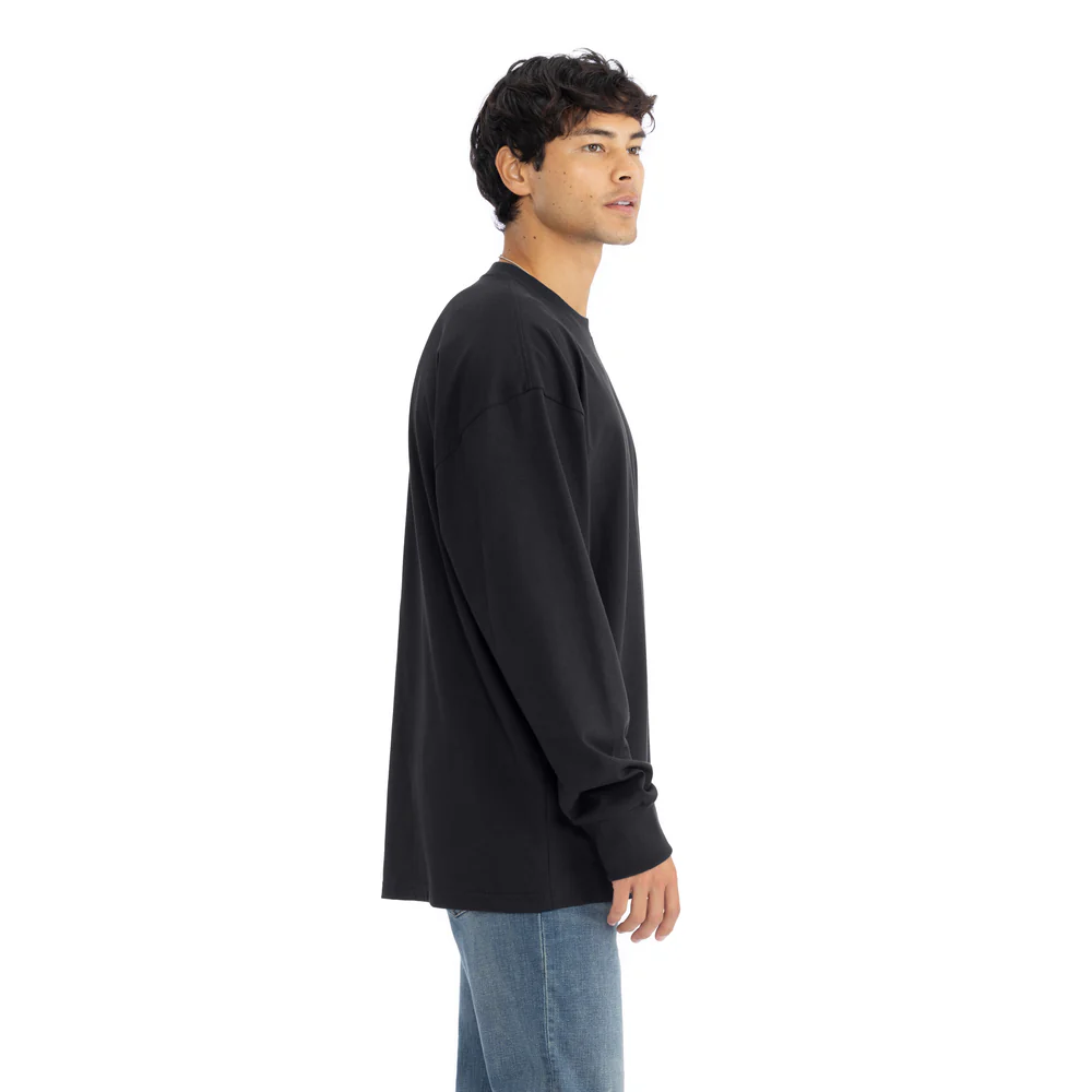 Heavyweight Cotton Long Sleeve T-Shirt - Image 3