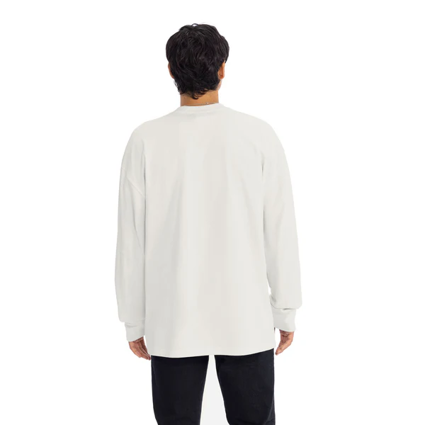 Heavyweight Cotton Long Sleeve T-Shirt - Image 11