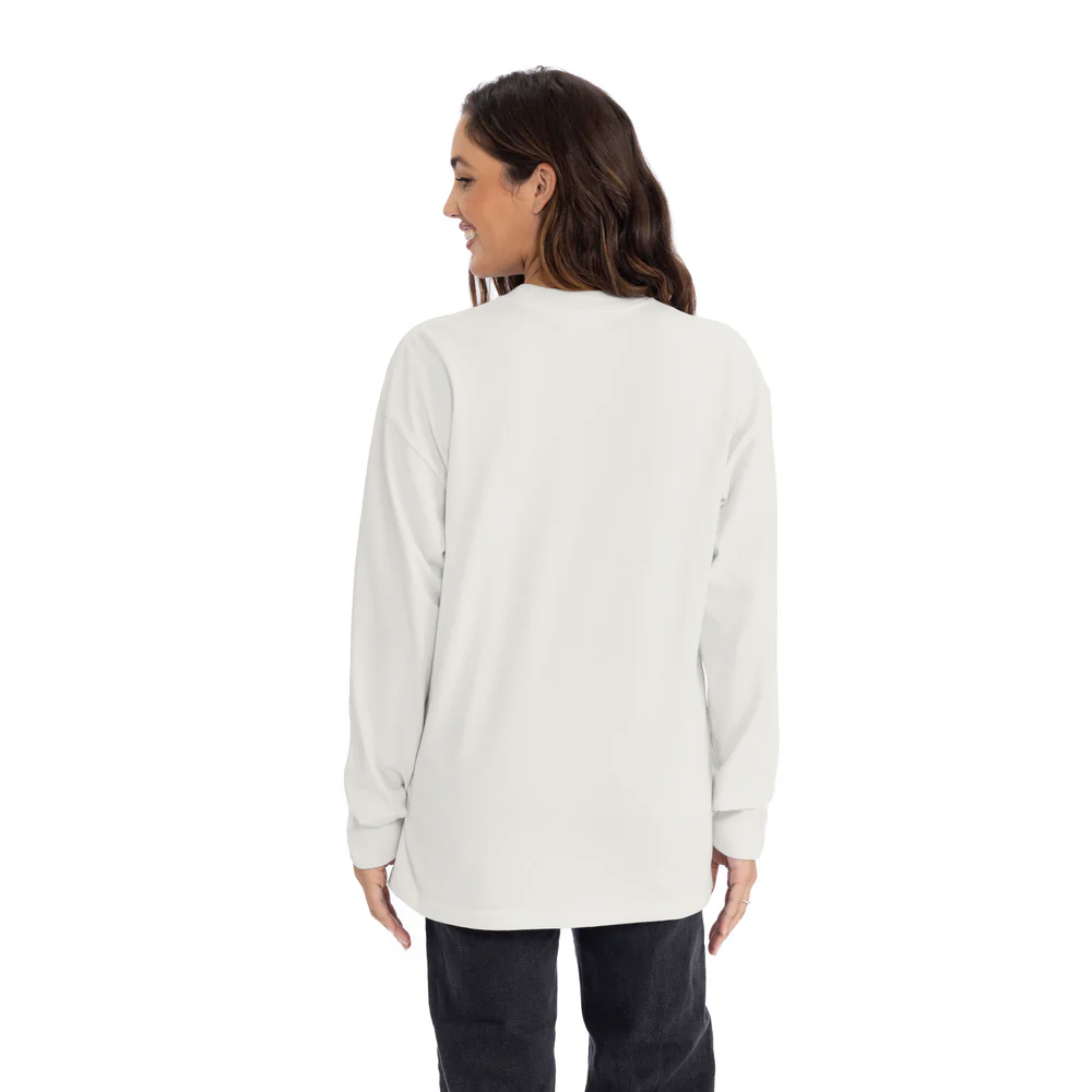 Heavyweight Cotton Long Sleeve T-Shirt - Image 5