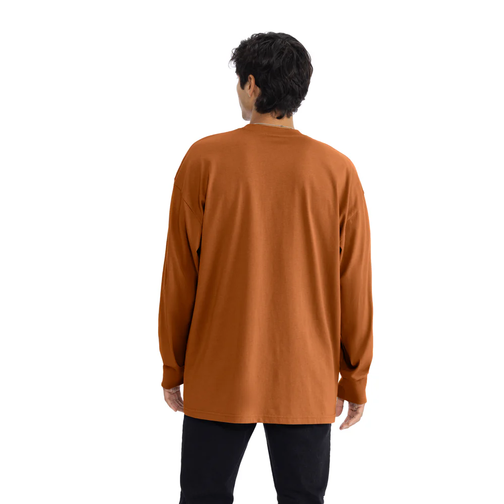 Heavyweight Cotton Long Sleeve T-Shirt - Image 2