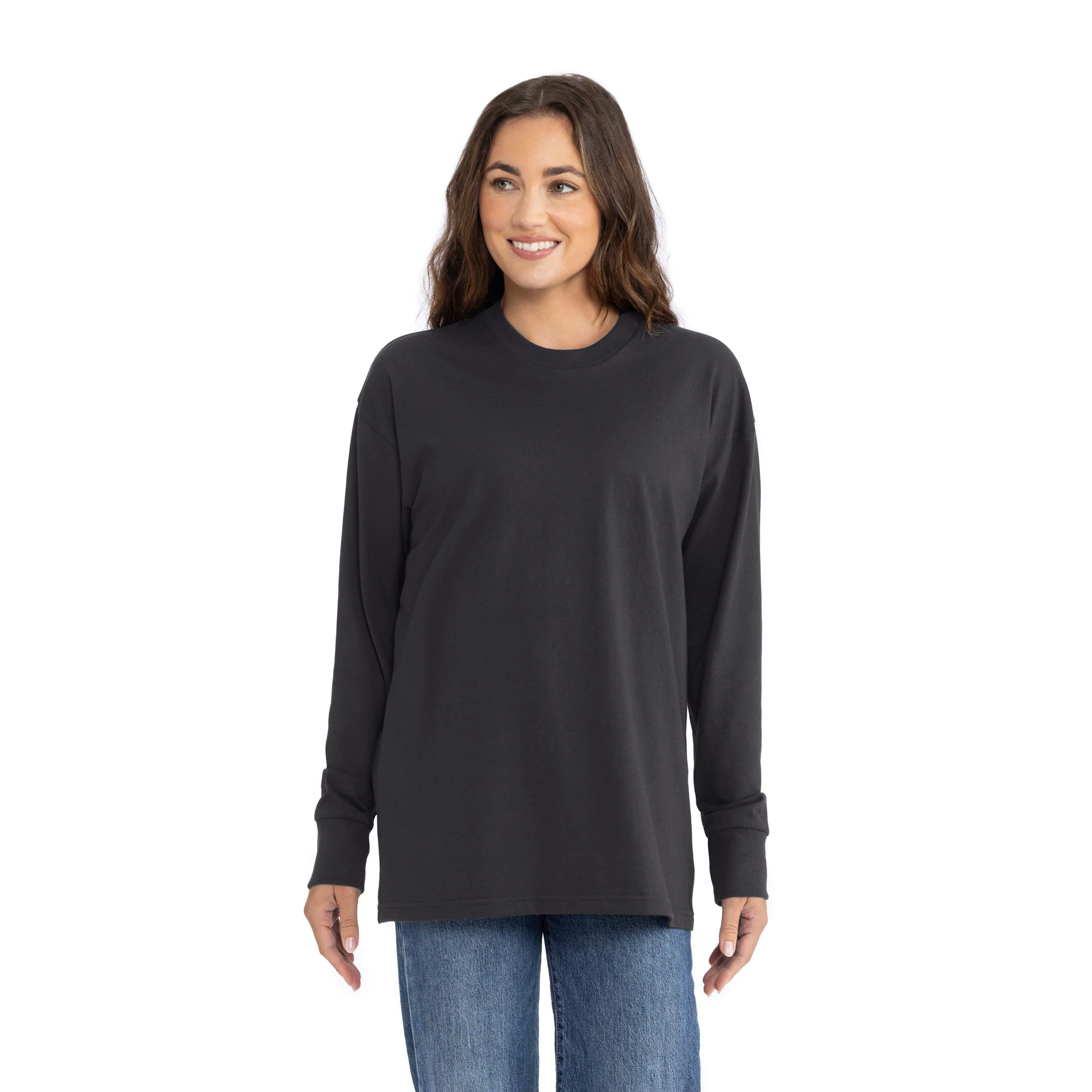 Heavyweight Cotton Long Sleeve T-Shirt - Image 4