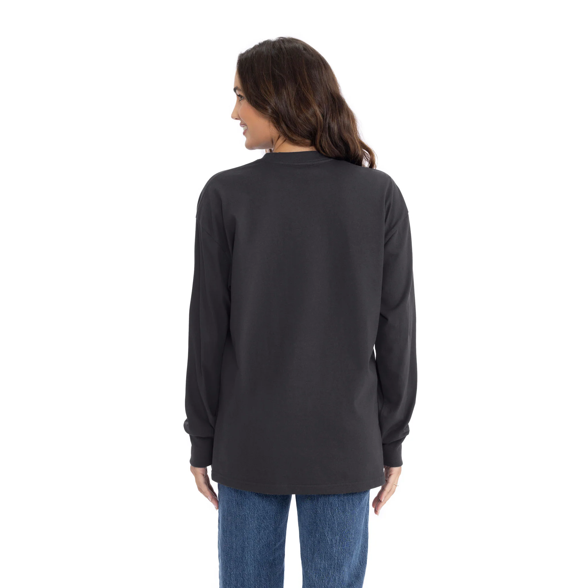 Heavyweight Cotton Long Sleeve T-Shirt - Image 5
