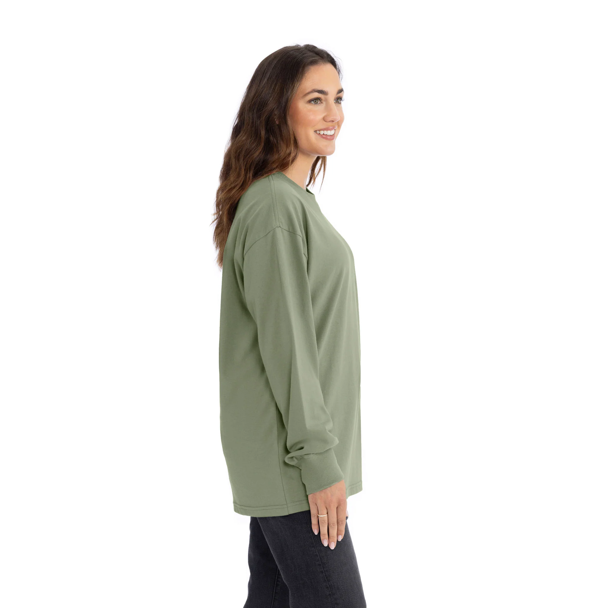 Heavyweight Cotton Long Sleeve T-Shirt - Image 6