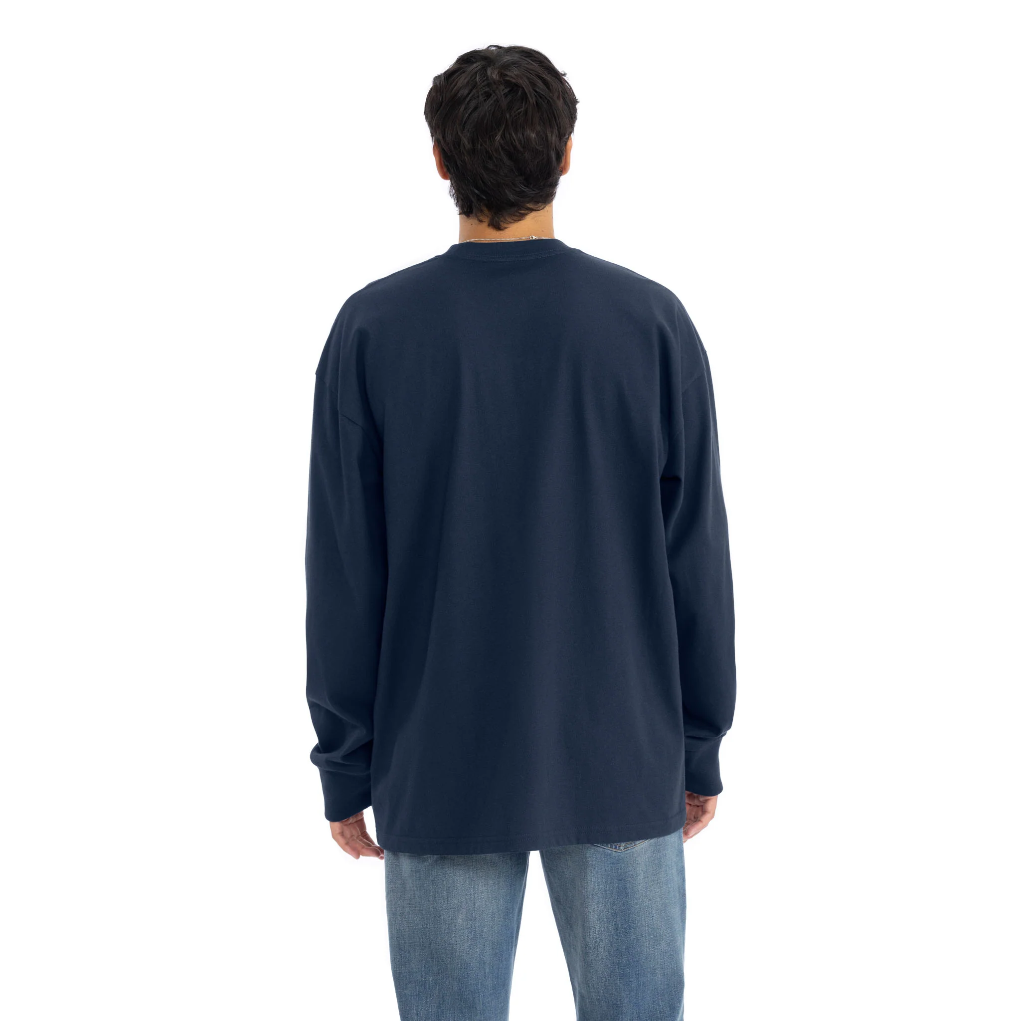 Heavyweight Cotton Long Sleeve T-Shirt - Image 2