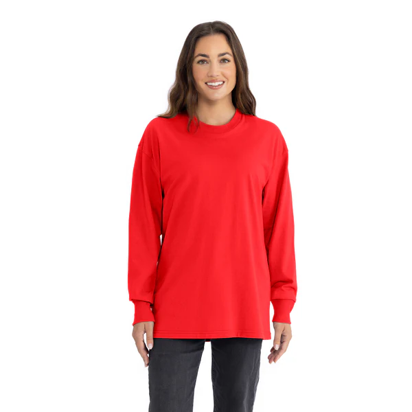Heavyweight Cotton Long Sleeve T-Shirt - Image 13