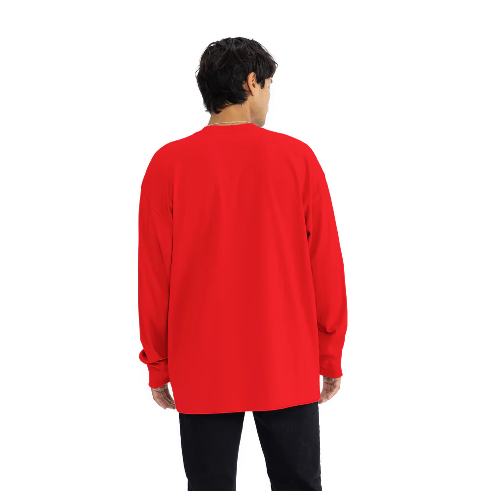 Heavyweight Cotton Long Sleeve T-Shirt - Image 2