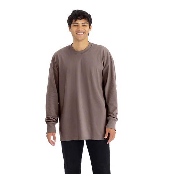Heavyweight Cotton Long Sleeve T-Shirt - Image 10