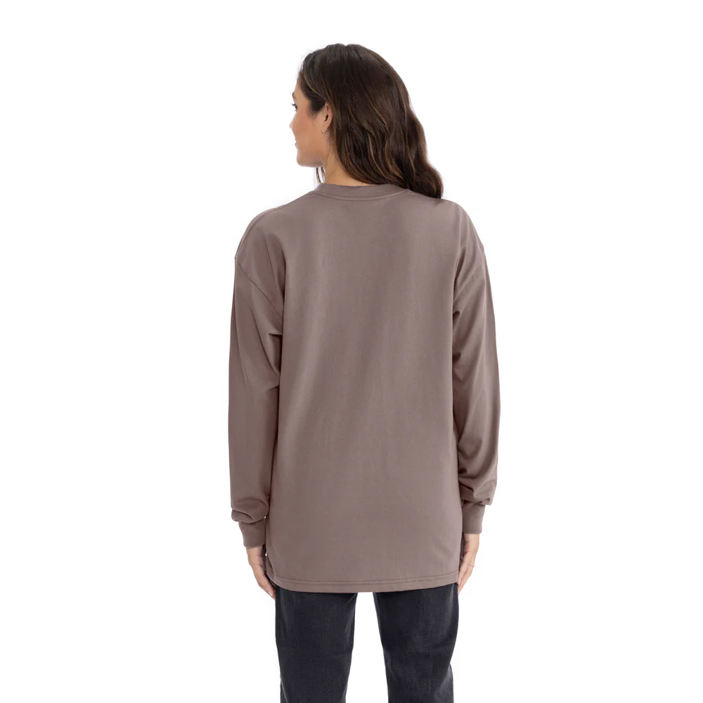 Heavyweight Cotton Long Sleeve T-Shirt - Image 5