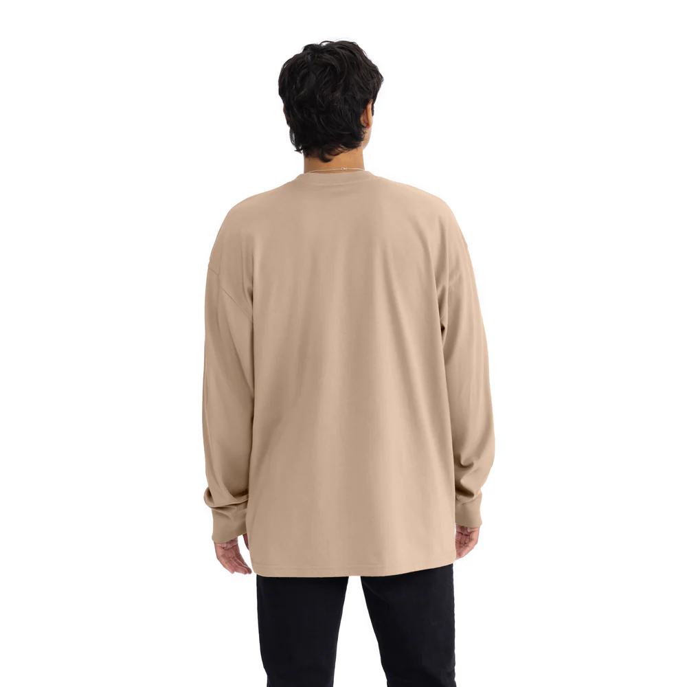 Heavyweight Cotton Long Sleeve T-Shirt - Image 2