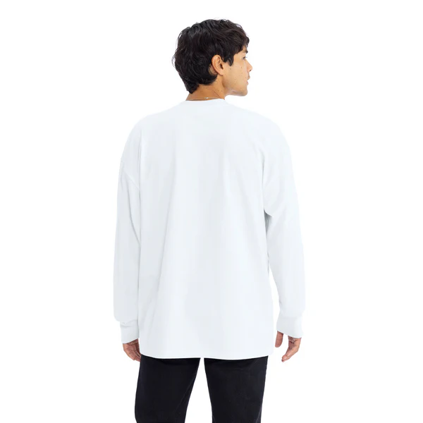 Heavyweight Cotton Long Sleeve T-Shirt - Image 11