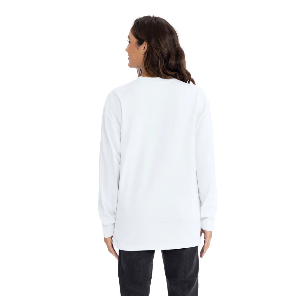 Heavyweight Cotton Long Sleeve T-Shirt - Image 5