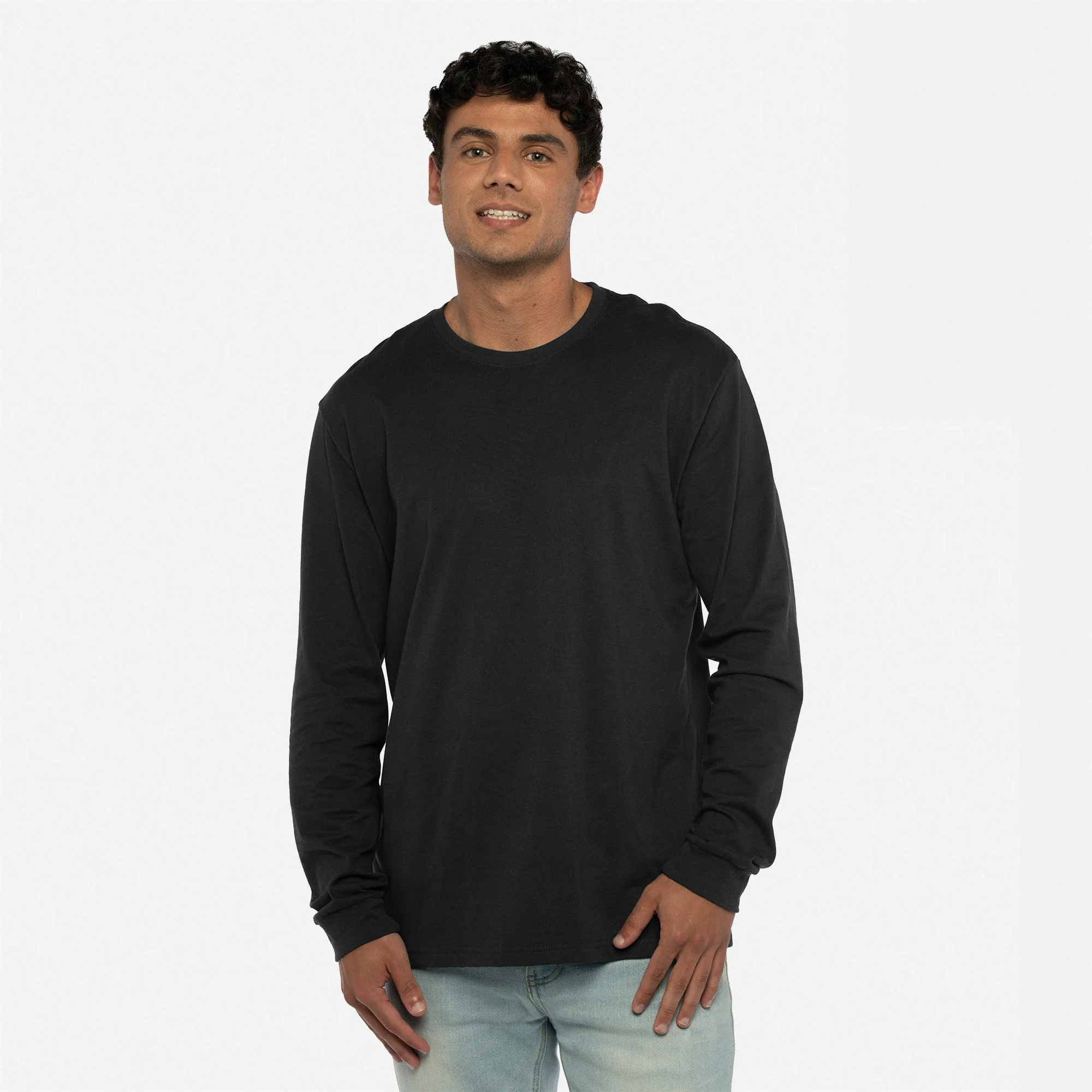 Sueded Long Sleeve T-Shirt