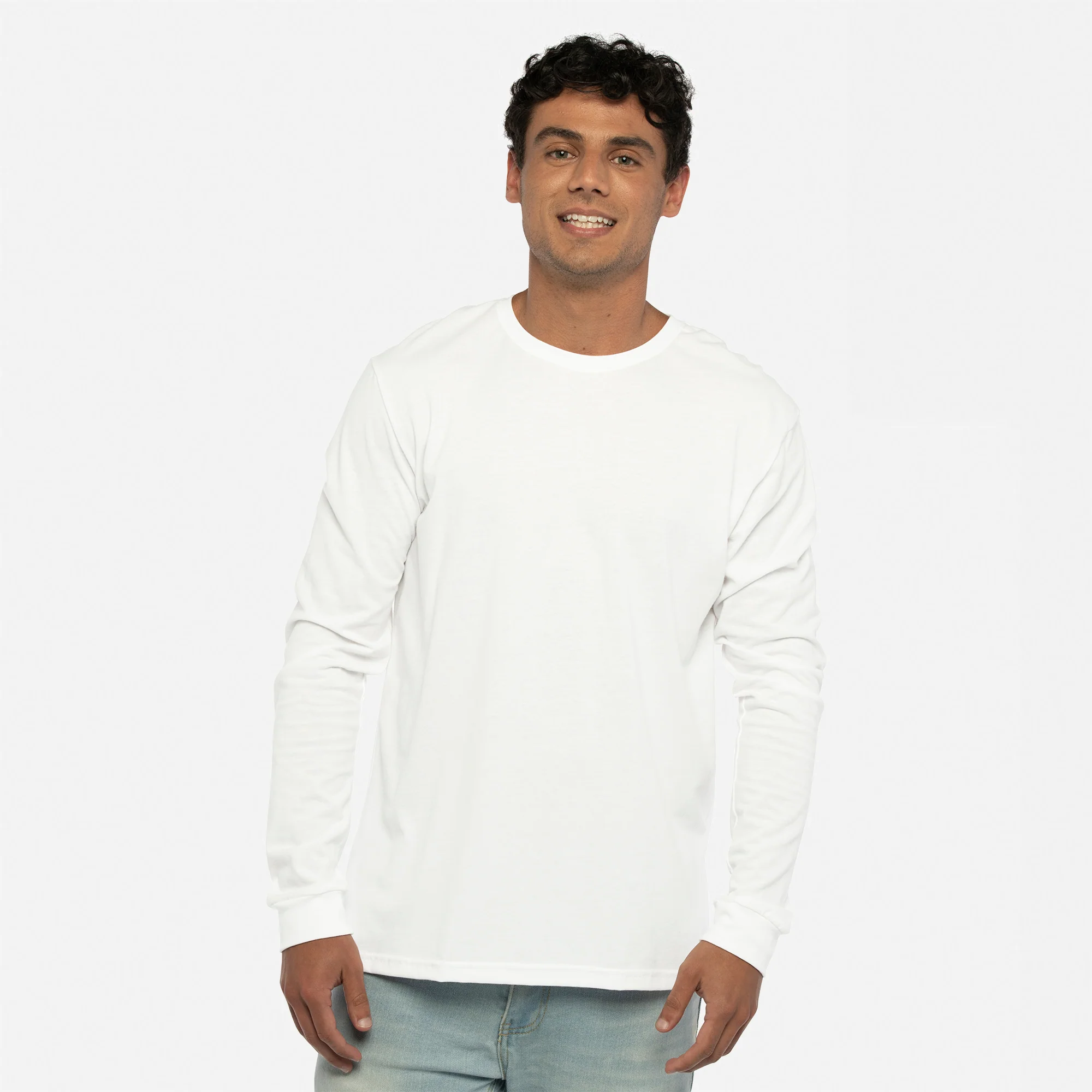 Sueded Long Sleeve T-Shirt