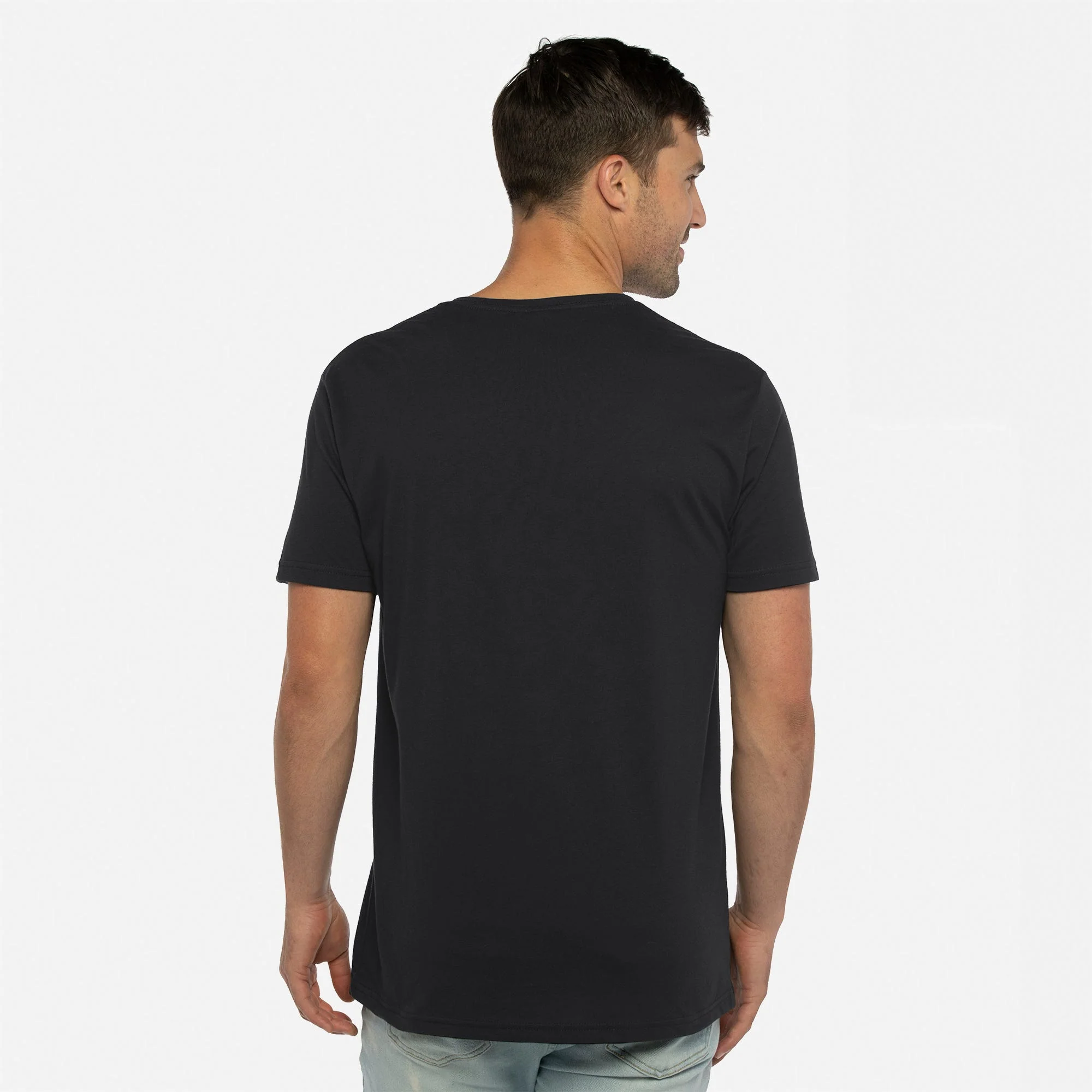 Sueded V-Neck T-Shirt - Image 2