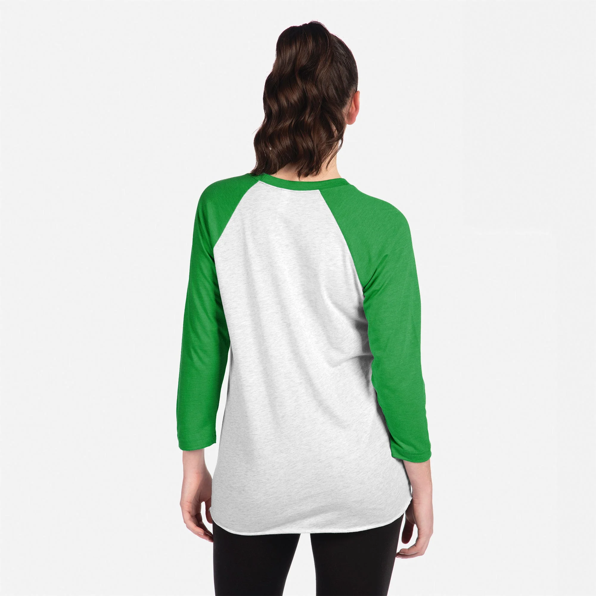 Tri-Blend 3/4 Raglan T-Shirt - Image 4