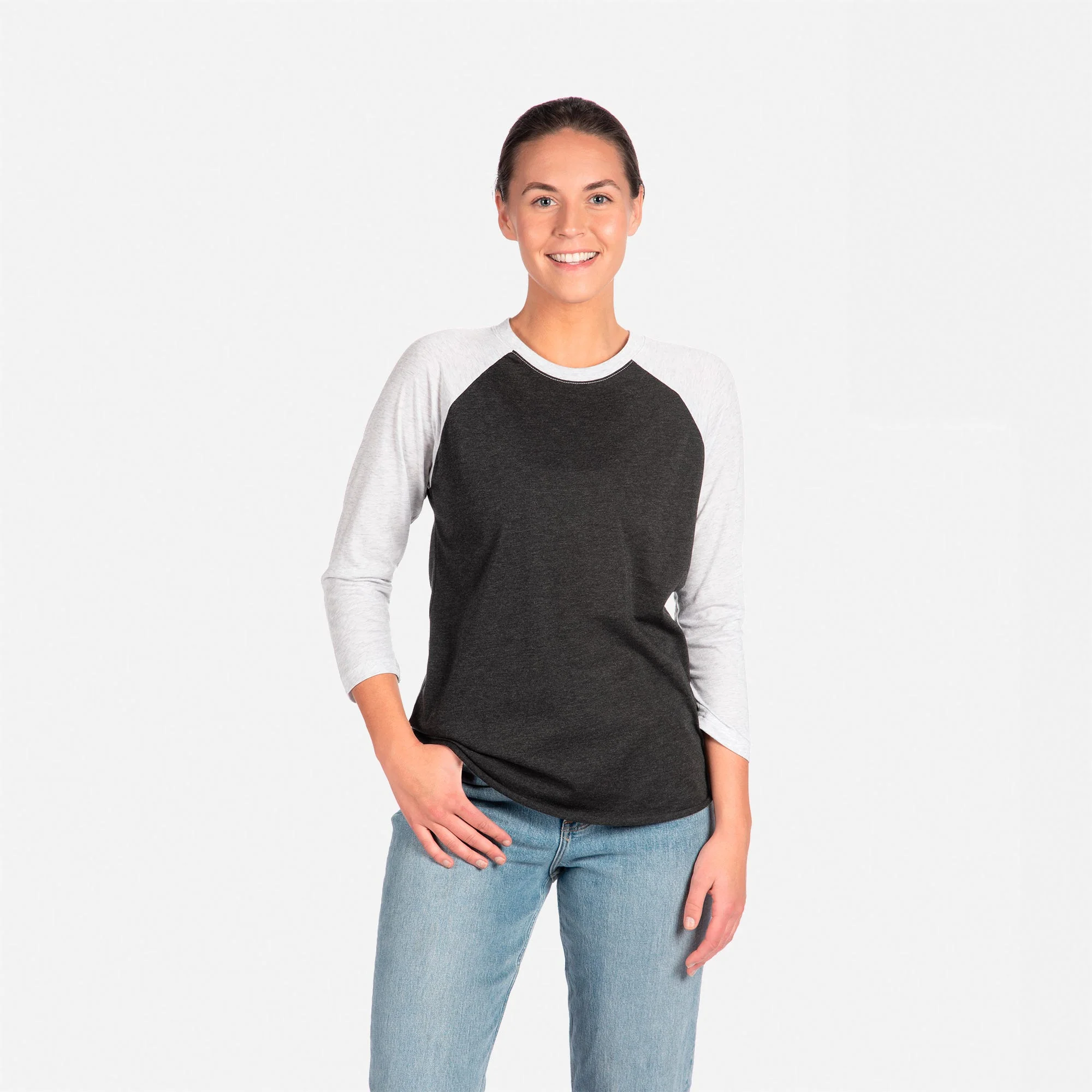 Tri-Blend 3/4 Raglan T-Shirt - Image 3