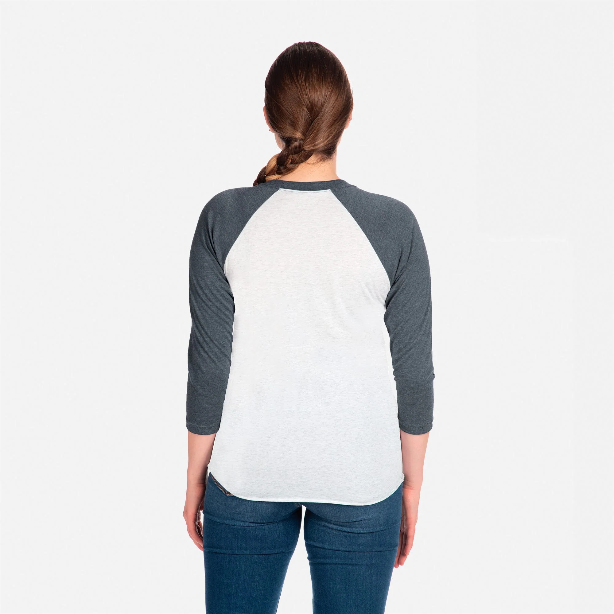 Tri-Blend 3/4 Raglan T-Shirt - Image 4