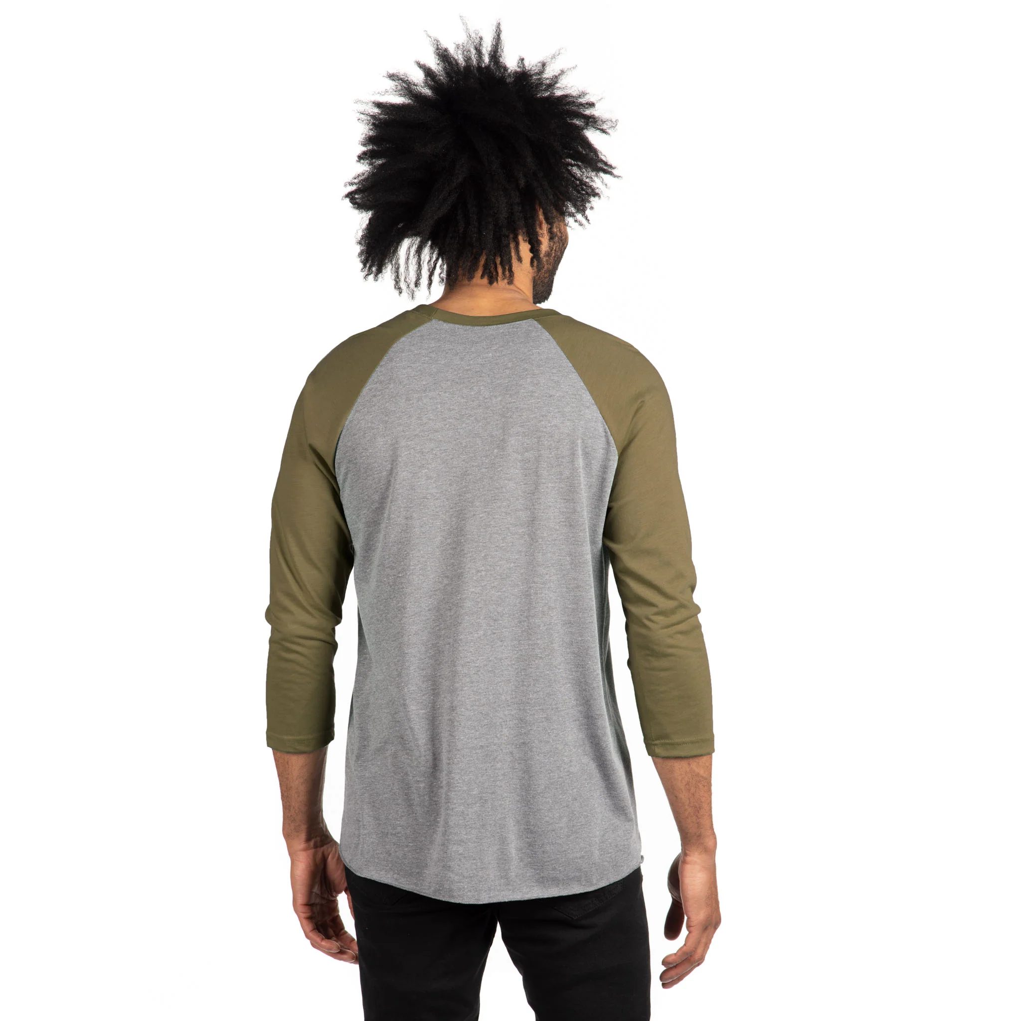 Tri-Blend 3/4 Raglan T-Shirt - Image 2