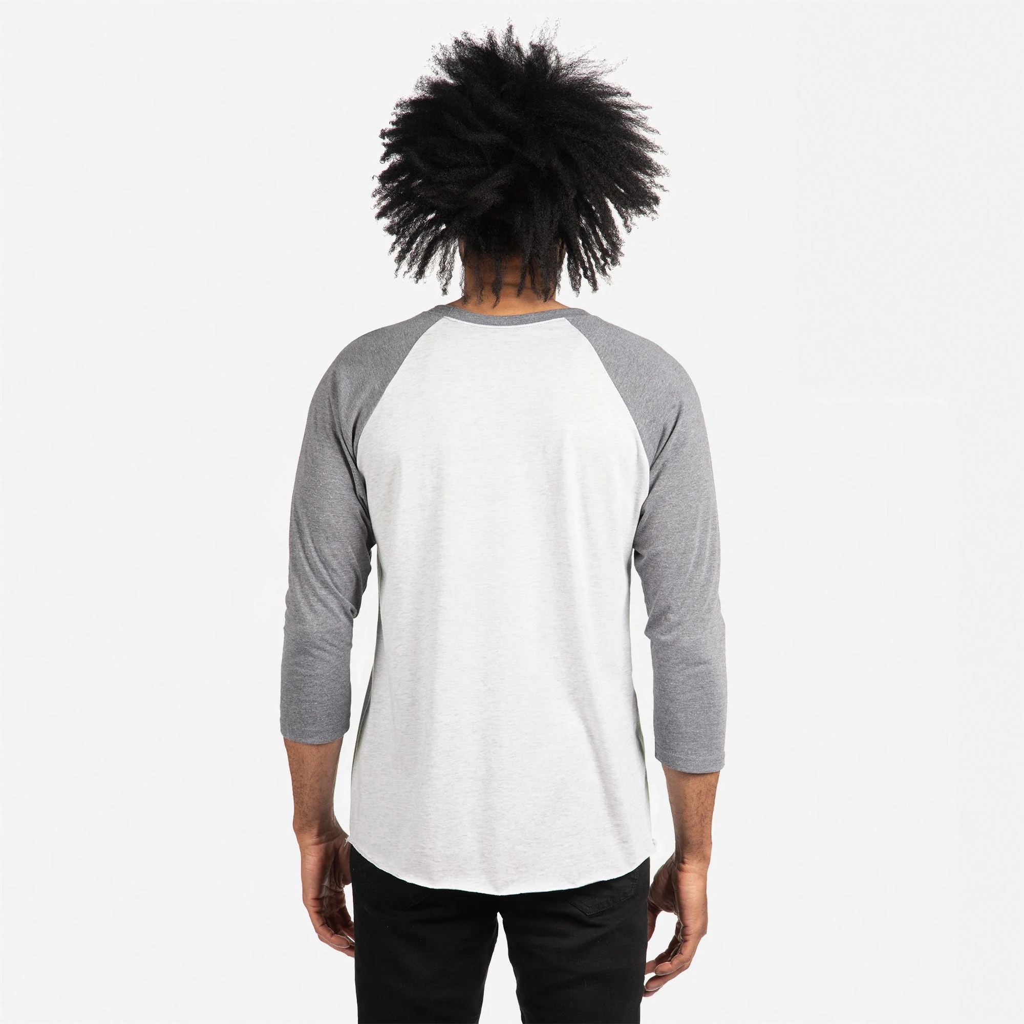 Tri-Blend 3/4 Raglan T-Shirt - Image 2
